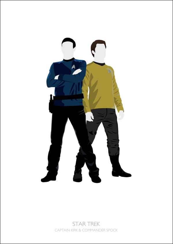 Star Trek (Captain Kirk & Commander Spock)