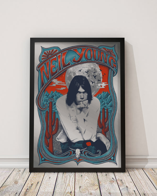 Neil Young (Variant On Silver Foil)